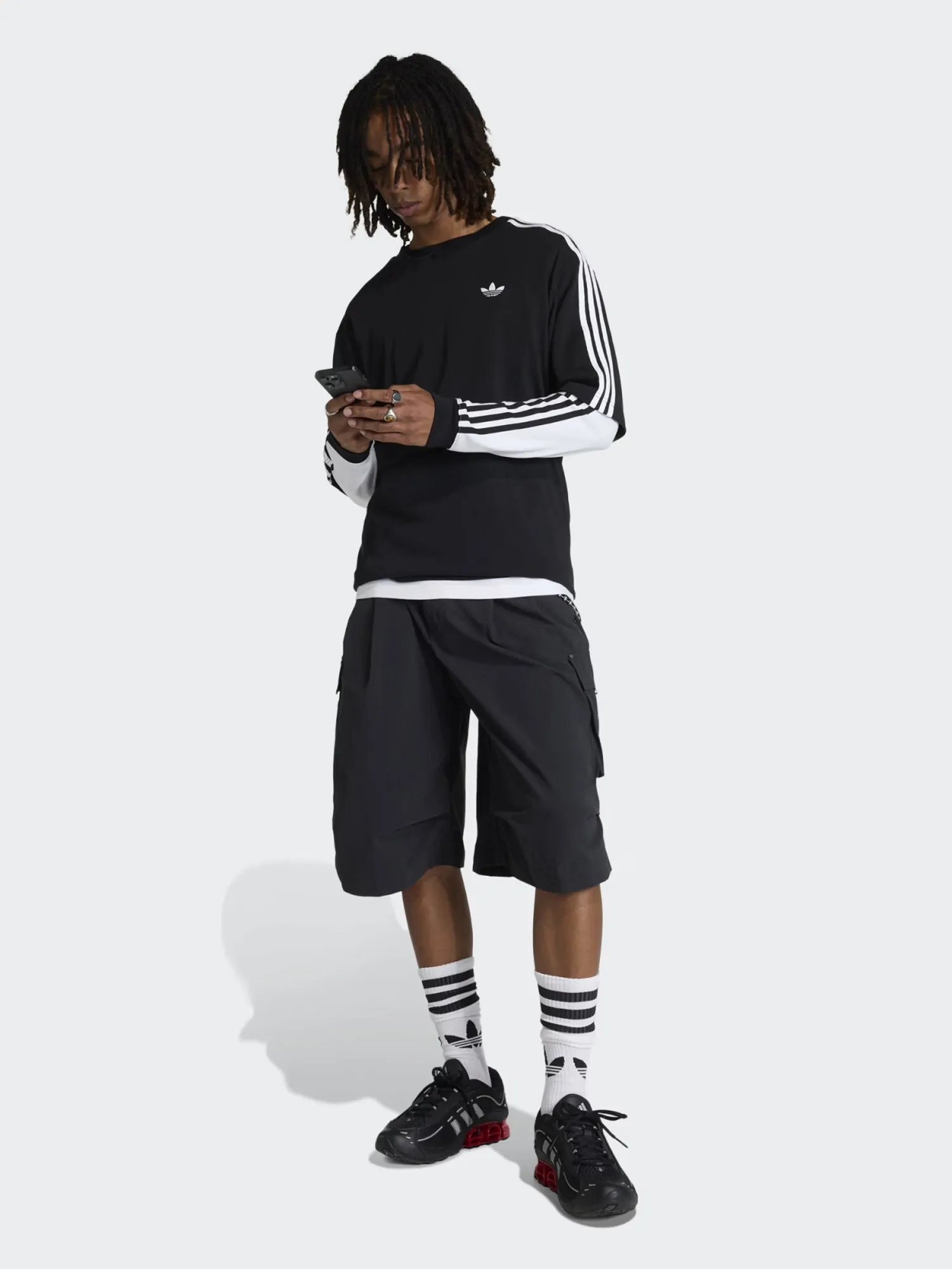 Футболка чоловіча Adidas 3S TEE чорна KD4095 купити в Києві в