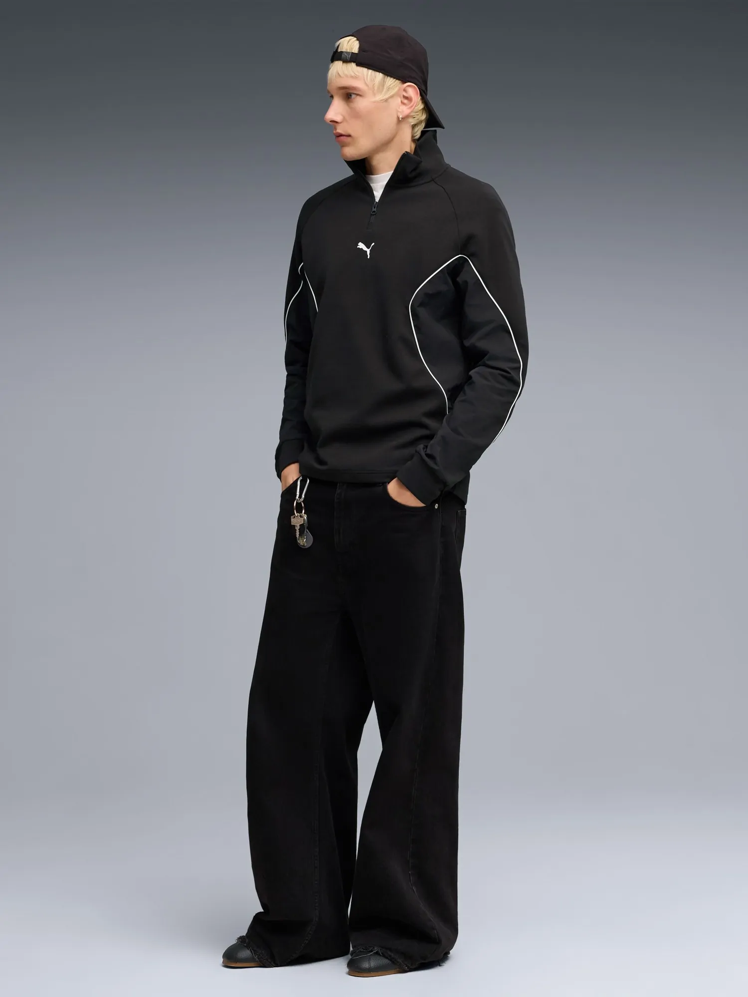 Толстовка мужская Puma SPORT Mid Layer черная 69217201 купить в