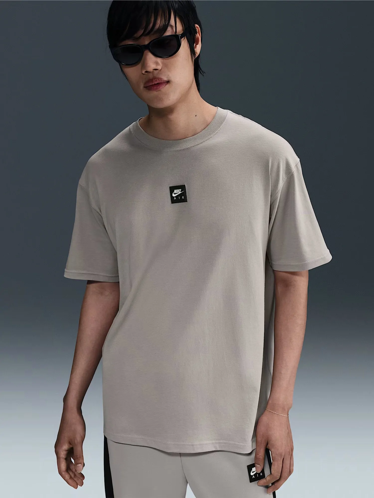 Футболка чоловіча Nike M NSW TEE M90 NK AIR SSNL SU25 кремова