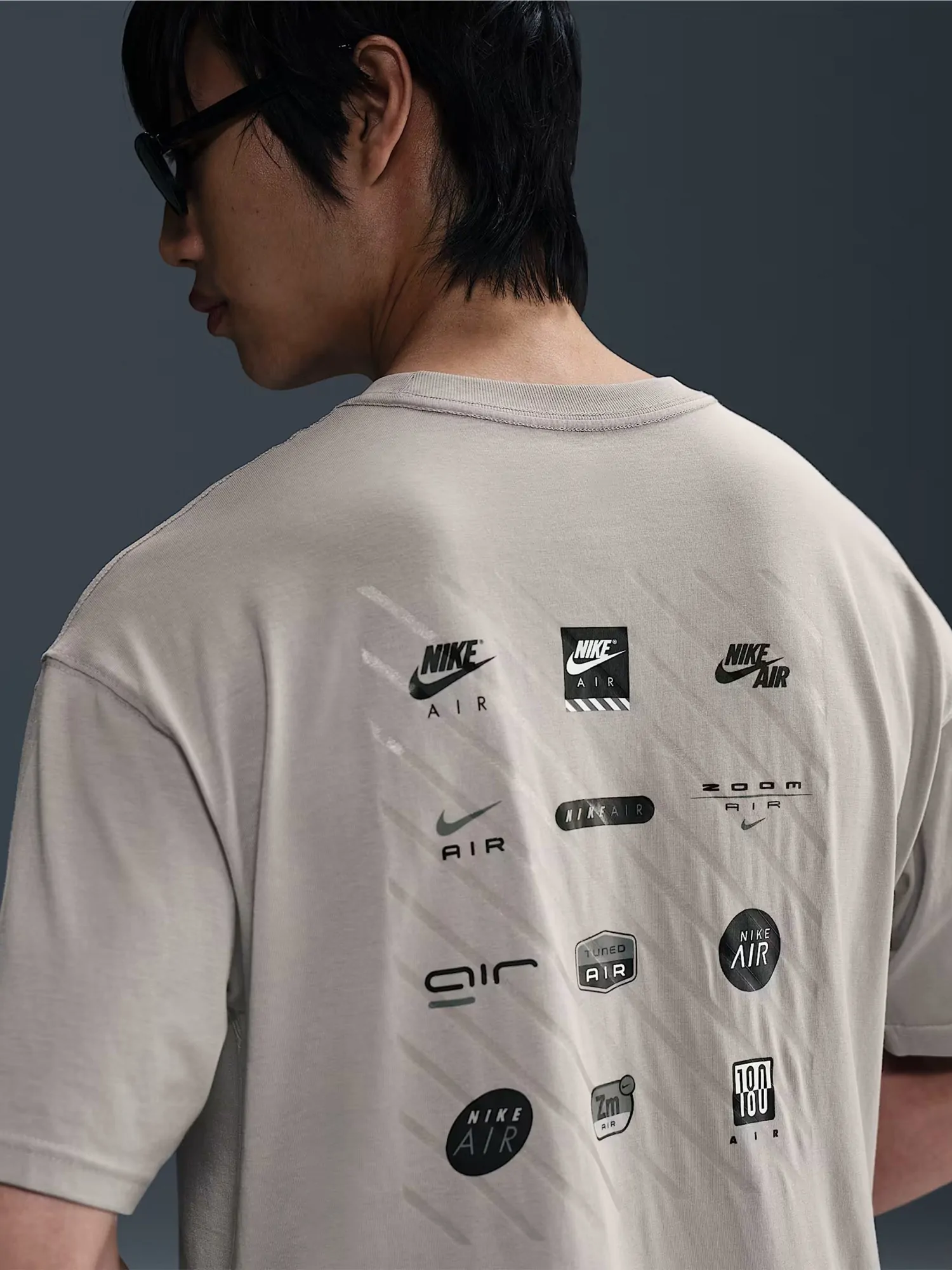 Футболка мужская Nike M NSW TEE M90 NK AIR SSNL SU25 кремовая