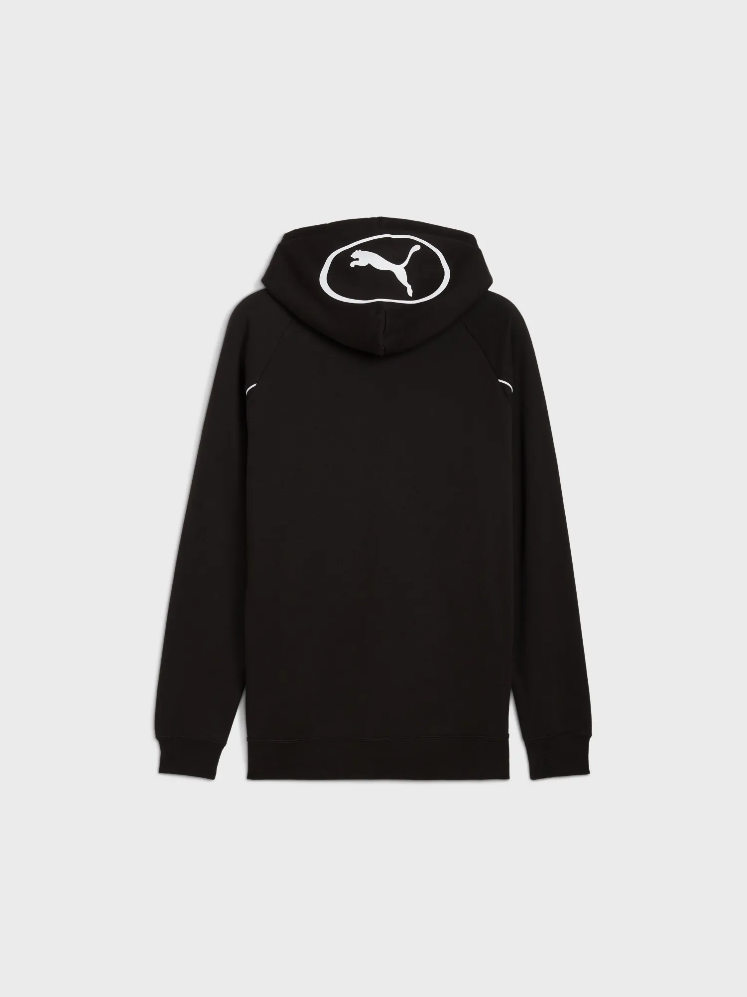 Толстовка мужская Puma SPORT FZ Hoodie FL черная 68824001 купить в