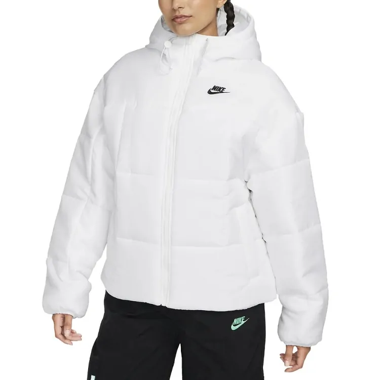 Куртка женская Nike W NSW ESSTL THRMR CLSC PUFFER белая FB7672-100