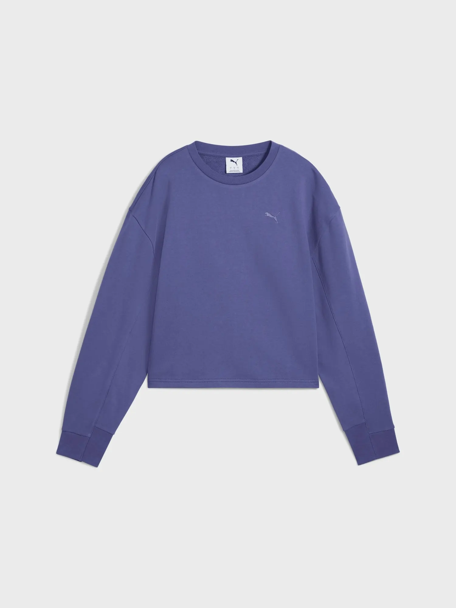 Толстовка женская Puma HER Relaxed Crew фиолетовая 68505846 купить