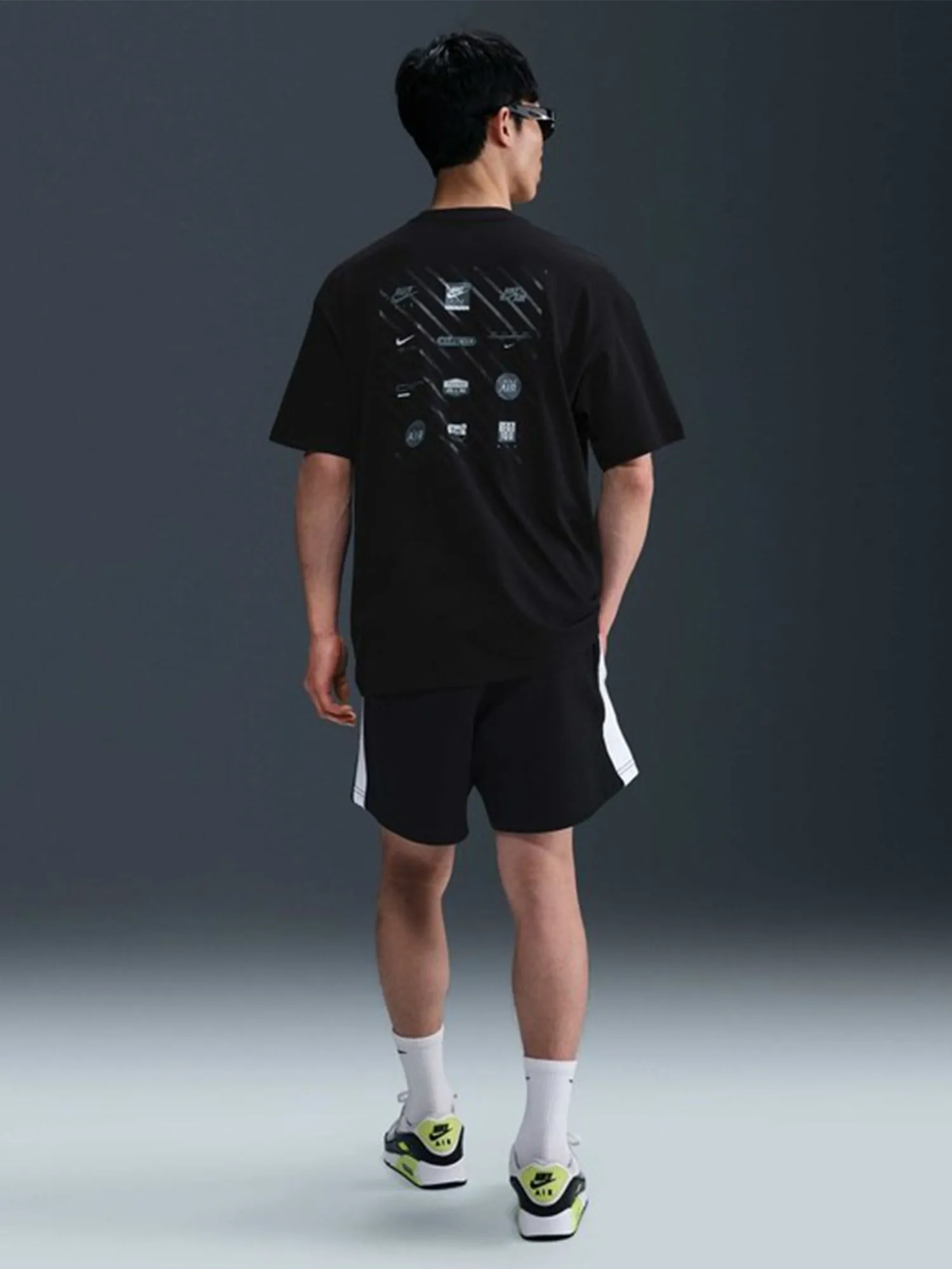 Футболка мужская Nike M NSW TEE M90 NK AIR SSNL SU25 черная HJ0726