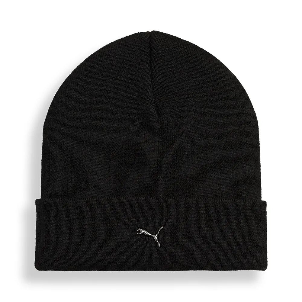 Шапка Puma METAL PUMA CAT High Crown Beanie черная 02640401 купить