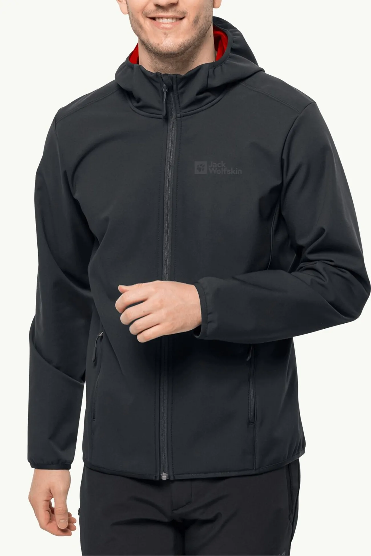 Вітрівка Soft Shell чоловічаJack Wolfskin BORNBERG HOODY M чорна