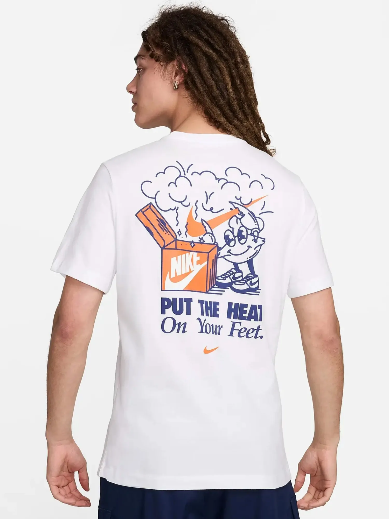 Футболка мужская Nike M NSW TEE OC GRAPHIC PK5 белая FV3754-100