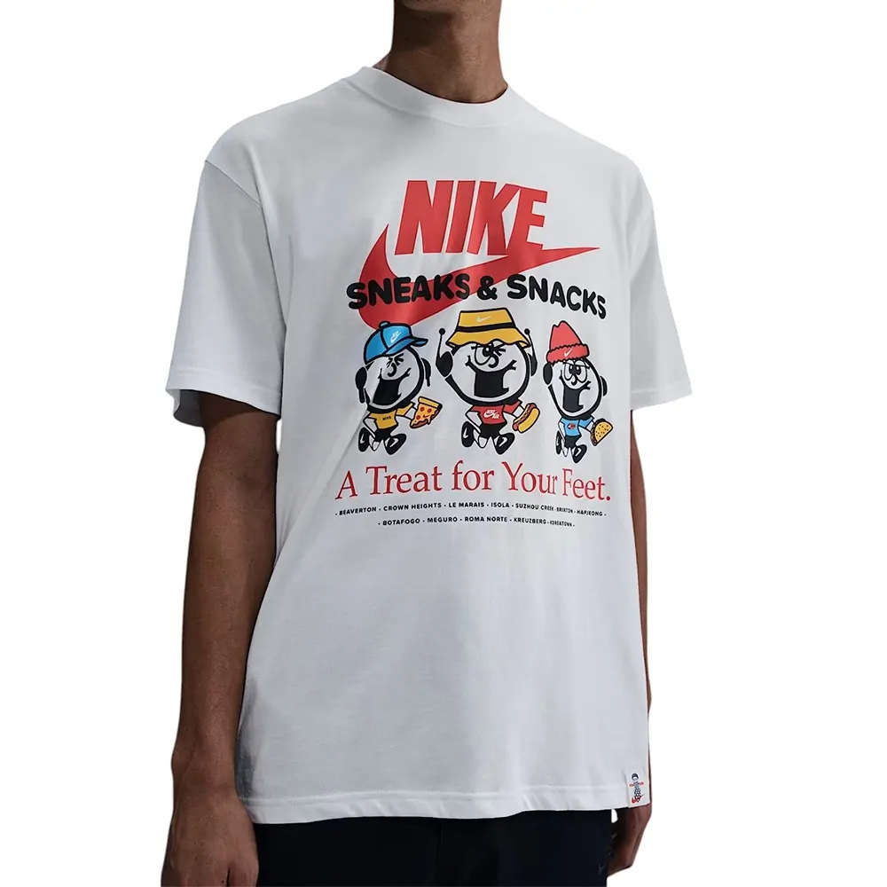 Футболка мужская Nike U NSW TEE M90 OC SOLE FOOD белая HJ0754-100