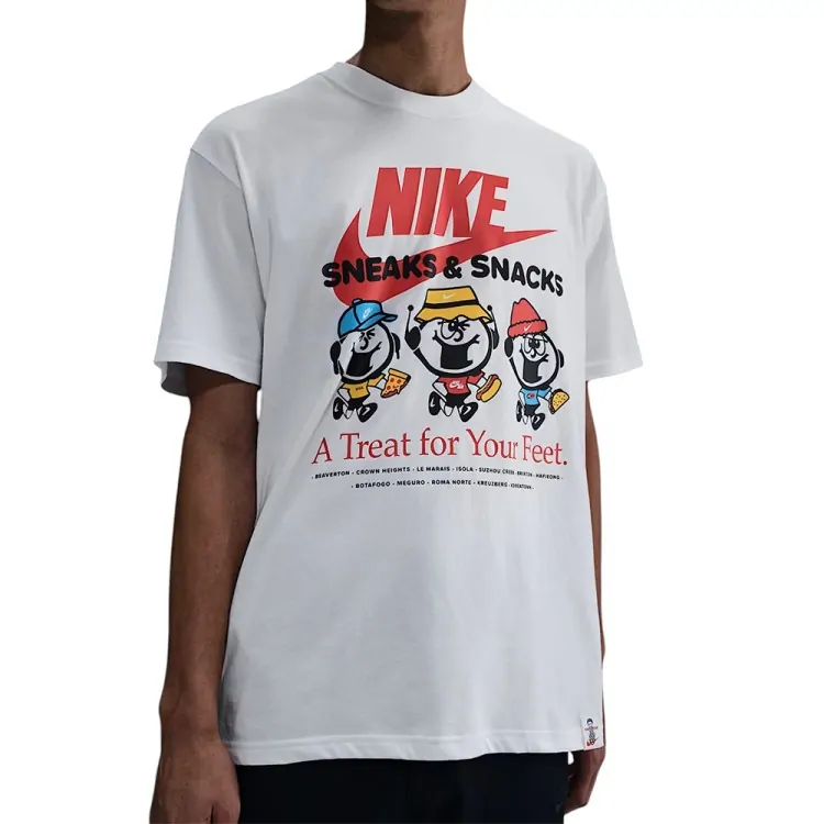 Футболка чоловіча Nike U NSW TEE M90 OC SOLE FOOD біла HJ0754-100