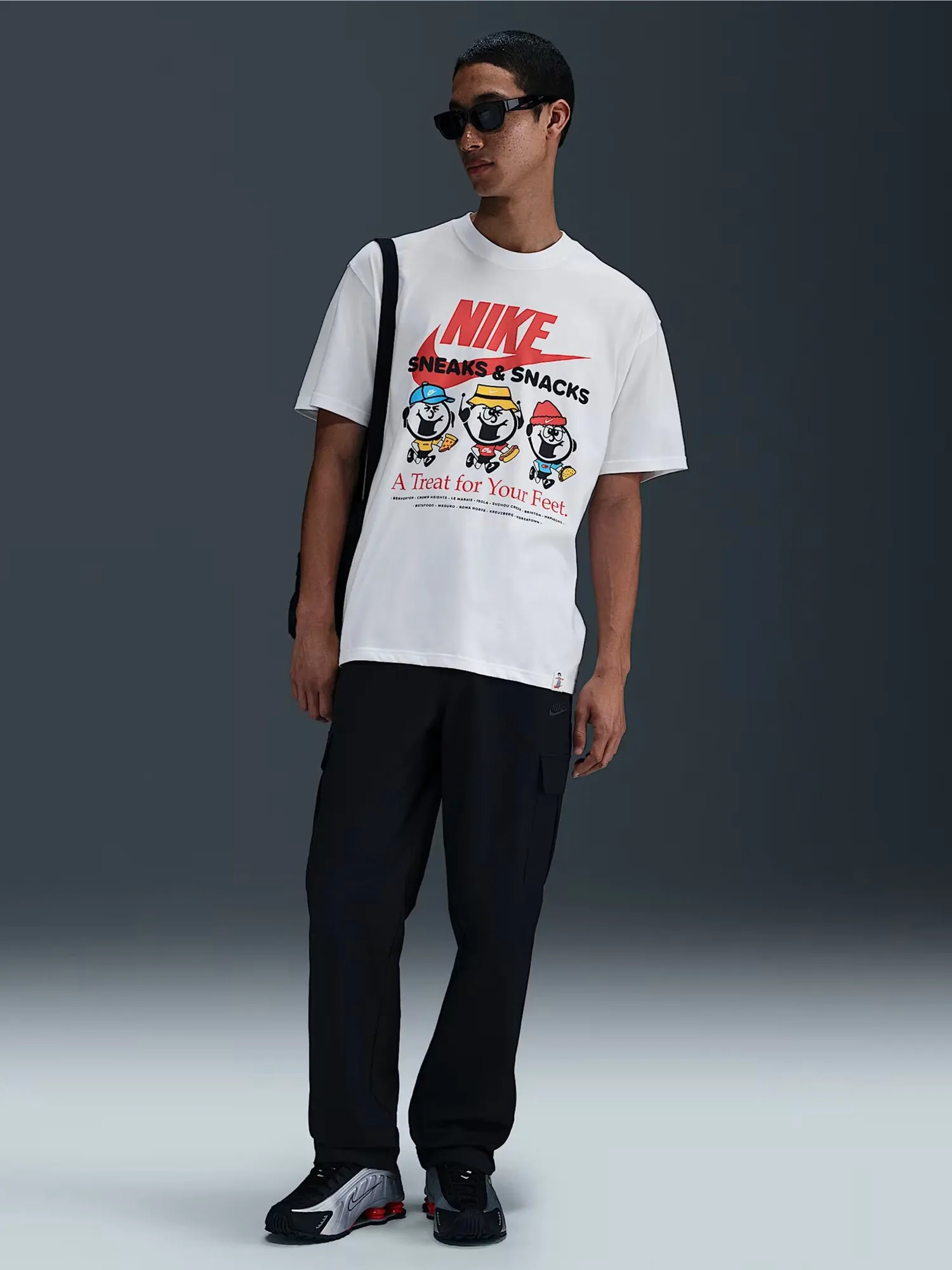 Футболка чоловіча Nike U NSW TEE M90 OC SOLE FOOD біла HJ0754-100