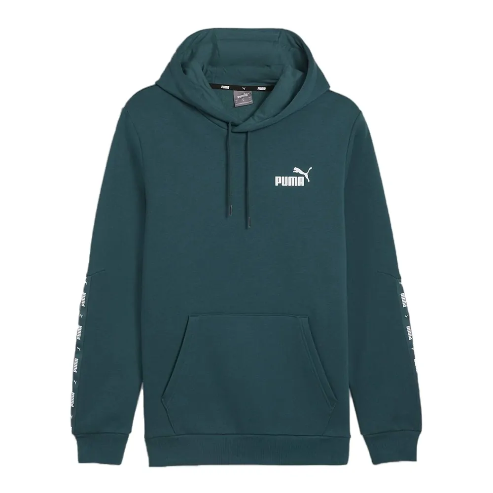 Толстовка чоловіча Puma ESS+ Tape Hoodie FL зелена 84904008 купити