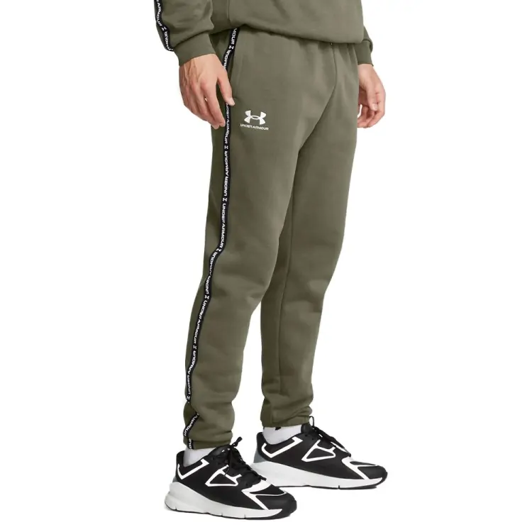Брюки мужские Under Armour UA Icon Fleece Jgr Taping оливковые