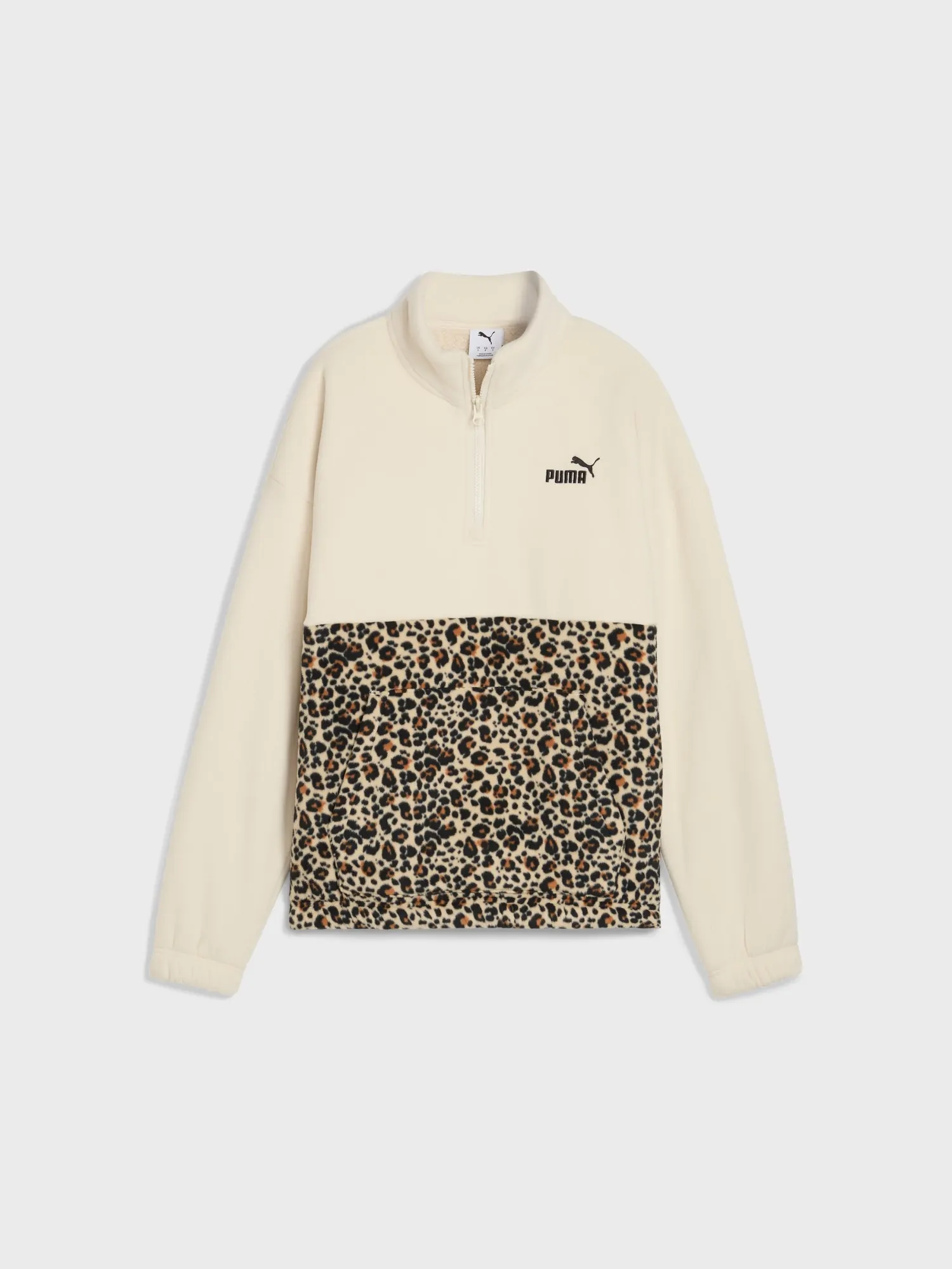 Толстовка женская Puma ESS GRAPHIC Animal Crew молочная 68808387