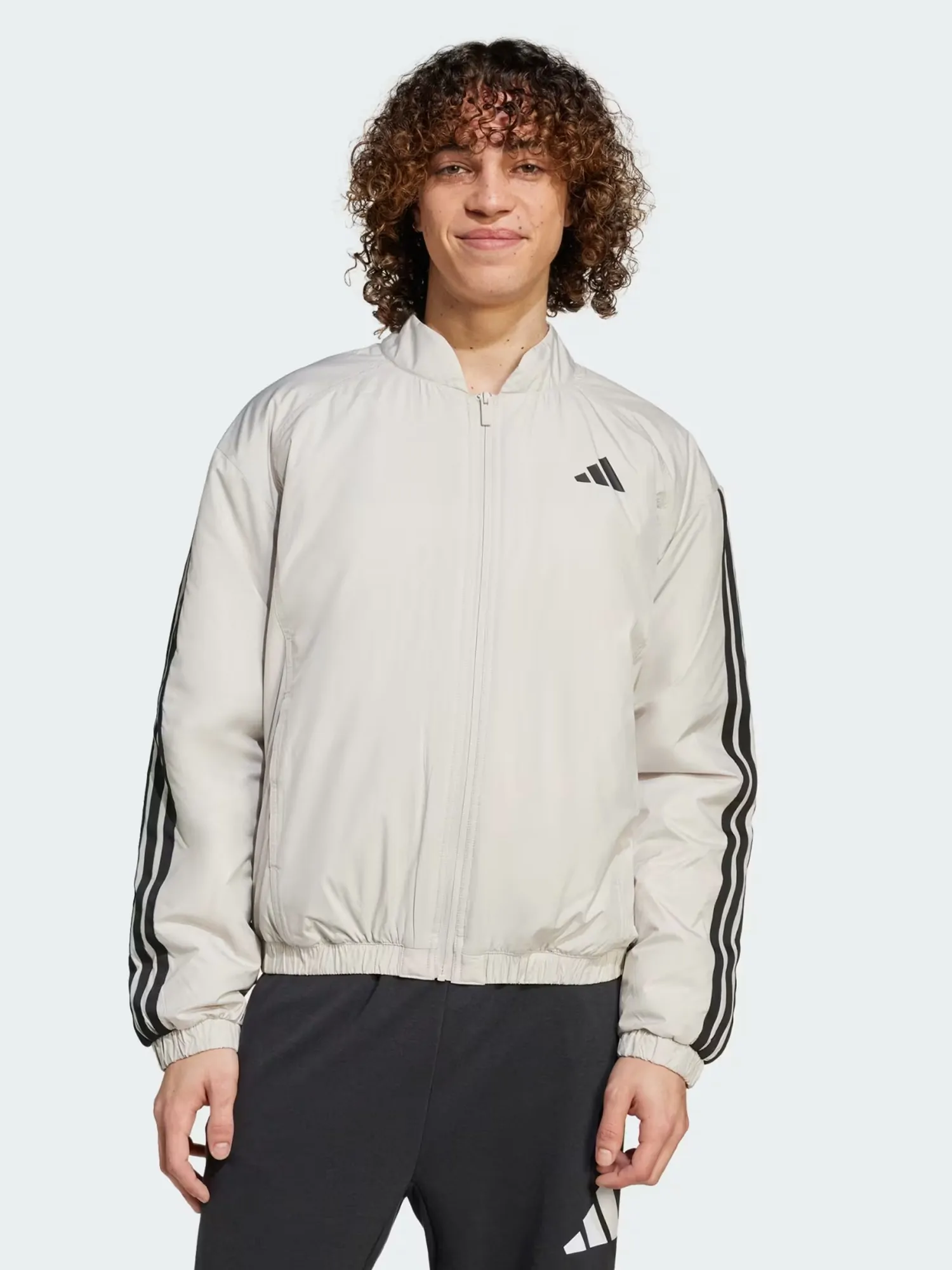 Куртка чоловіча Adidas ESS 3S INS B J бежева JD1293 купити в Києві