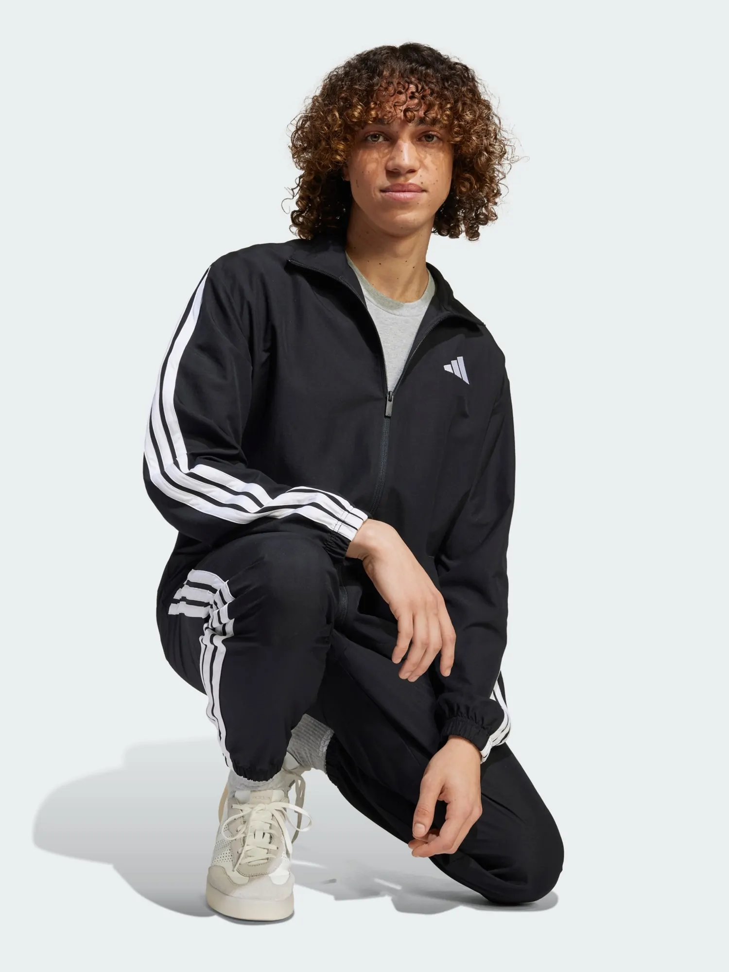 Костюм мужской Adidas M 3S WV TT TS черный JI8849 купить в Киеве в