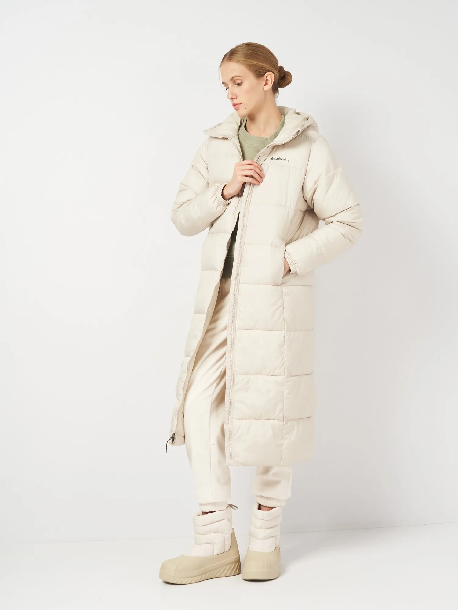 Куртка жіноча Columbia Puffect™ II Long Jacket бежева 2088451-278 Куртка жіноча Columbia Puffect™ II Long Jacket бежева 2088451-278