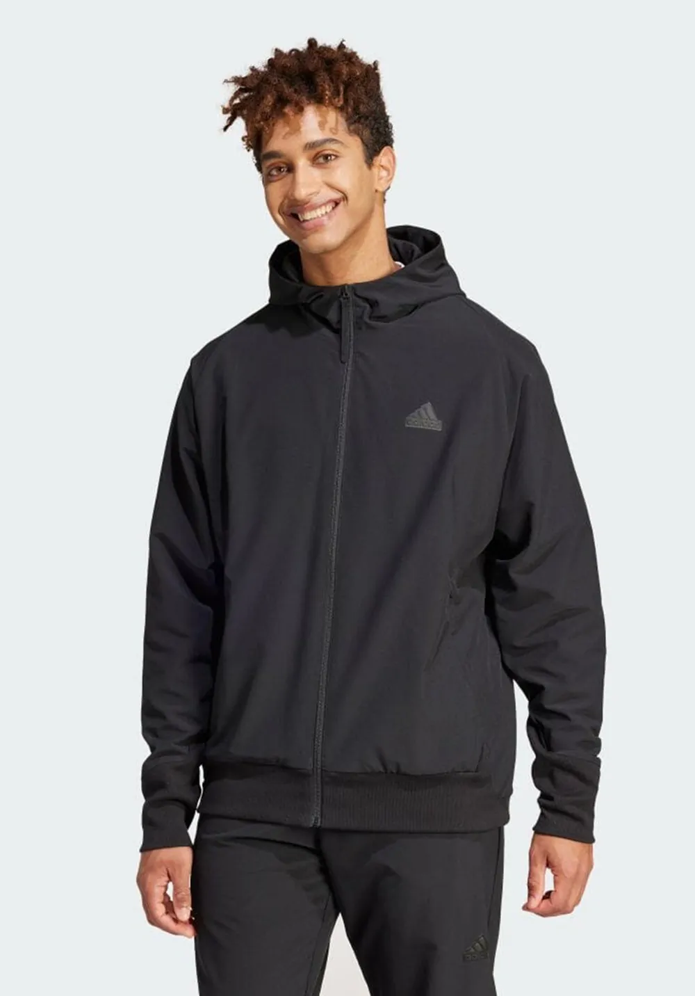 Ветровка мужская Adidas M Z.N.E. WV FZ черная IR5210 купить в