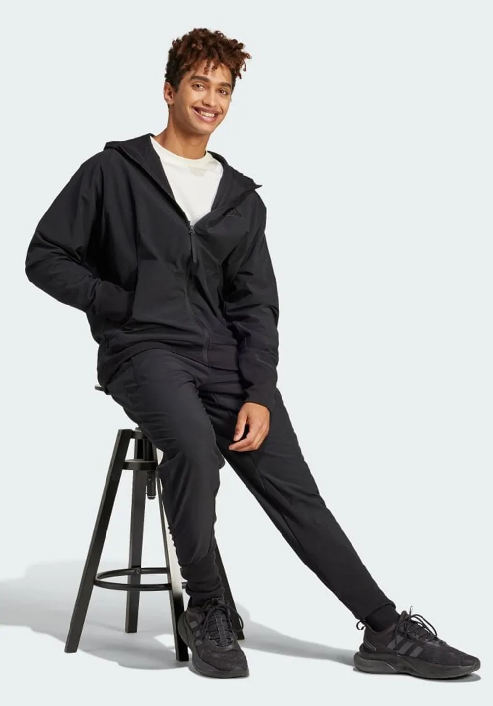 Ветровка мужская Adidas M Z.N.E. WV FZ черная IR5210 купить в
