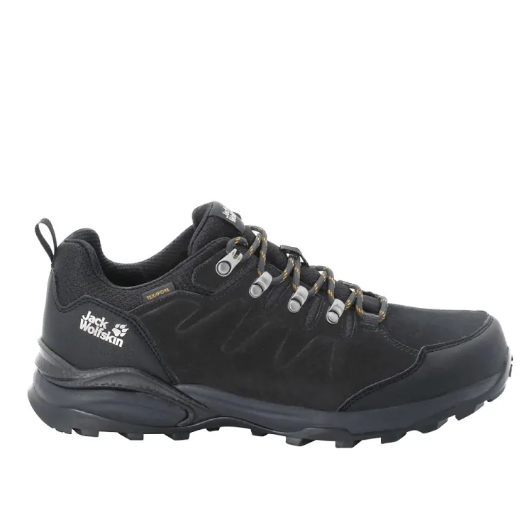 Напівчеревики чоловічі Jack Wolfskin REFUGIO TEXAPORE LOW M чорні