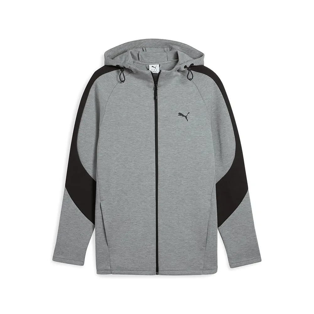 Толстовка чоловіча Puma EVOSTRIPE Core FZ Hoodie сіра 63152903
