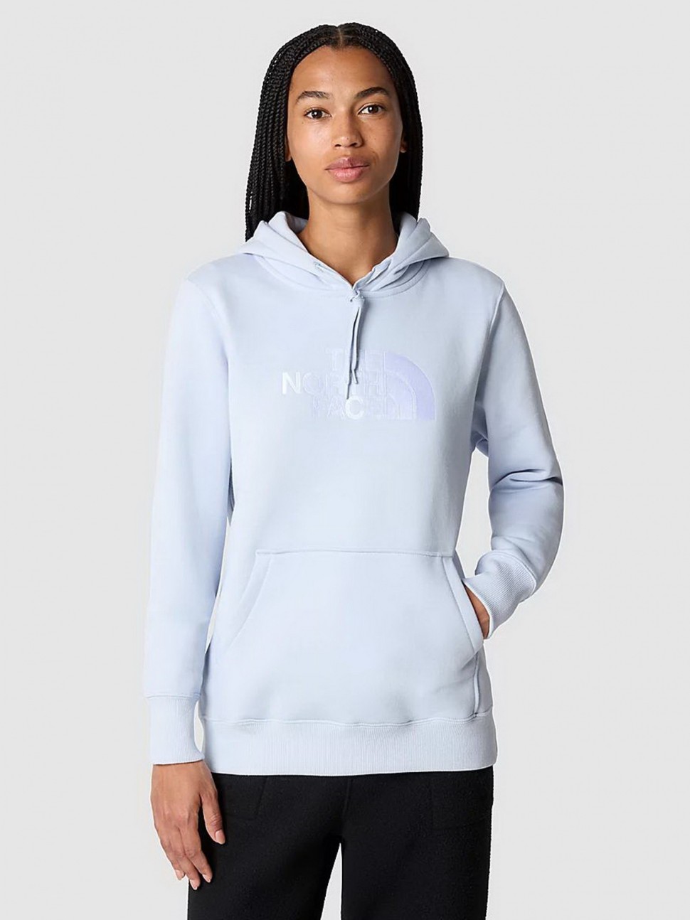 Толстовка жіноча The North Face W DREW PEAK PULLOVE блакитна NF0A55ECI0E1 — фото 2