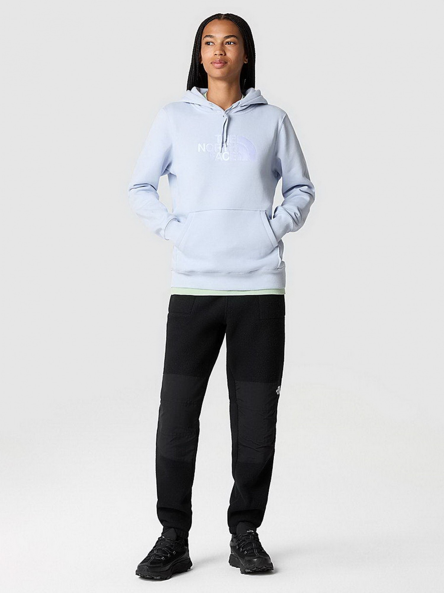 Толстовка женская The North Face W DREW PEAK PULLOVE голубая NF0A55ECI0E1 изображение 6