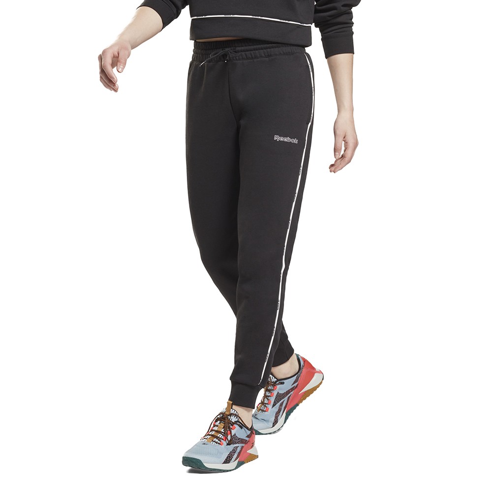 Брюки женские Reebok Piping Pack Jogger черные GV3302 изображение 1