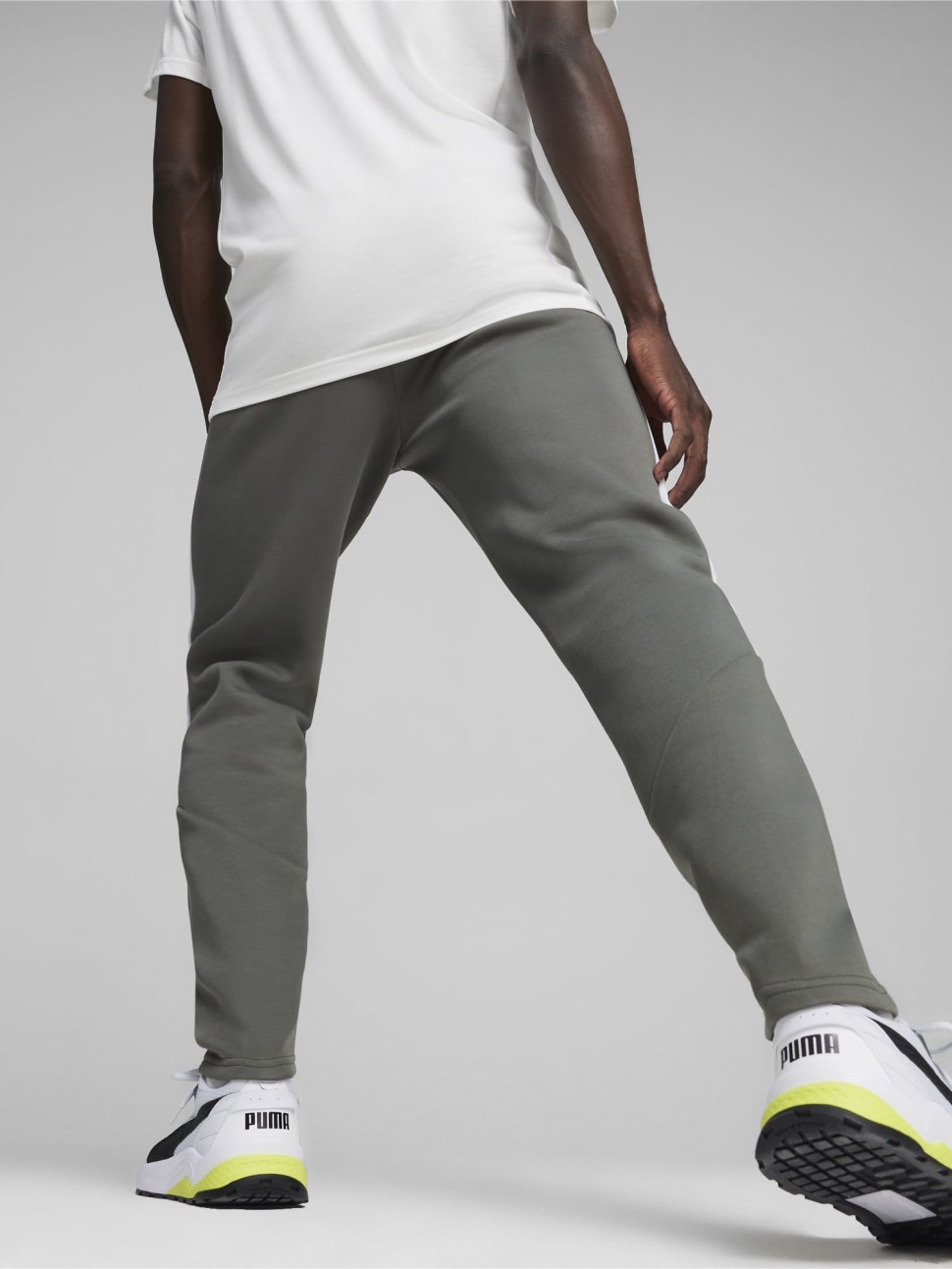 Штани чоловічі Puma EVOSTRIPE Pants DK графiтові 67899780 — фото 3