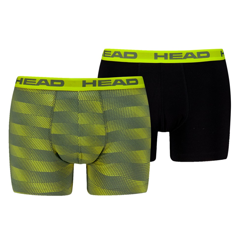 Боксери чоловічі HEAD BW AOP BOXER 2P мультиколір 701226610001 — фото 1