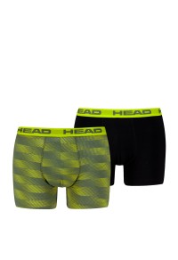 Труси чоловічі HEAD BW AOP BOXER 2P мультиколір 701226610001 изображение 2