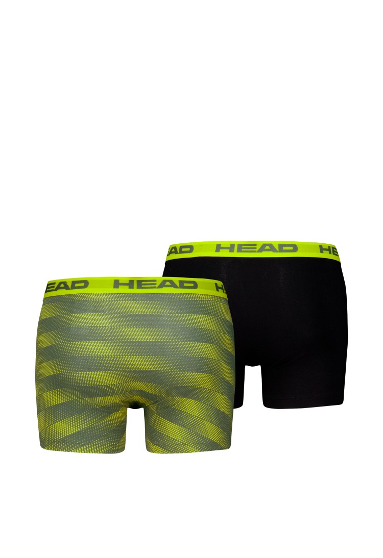 Труси чоловічі HEAD BW AOP BOXER 2P мультиколір 701226610001 изображение 3