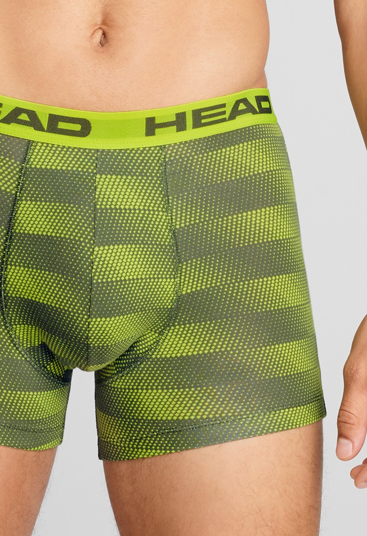 Труси чоловічі HEAD BW AOP BOXER 2P мультиколір 701226610001 изображение 7