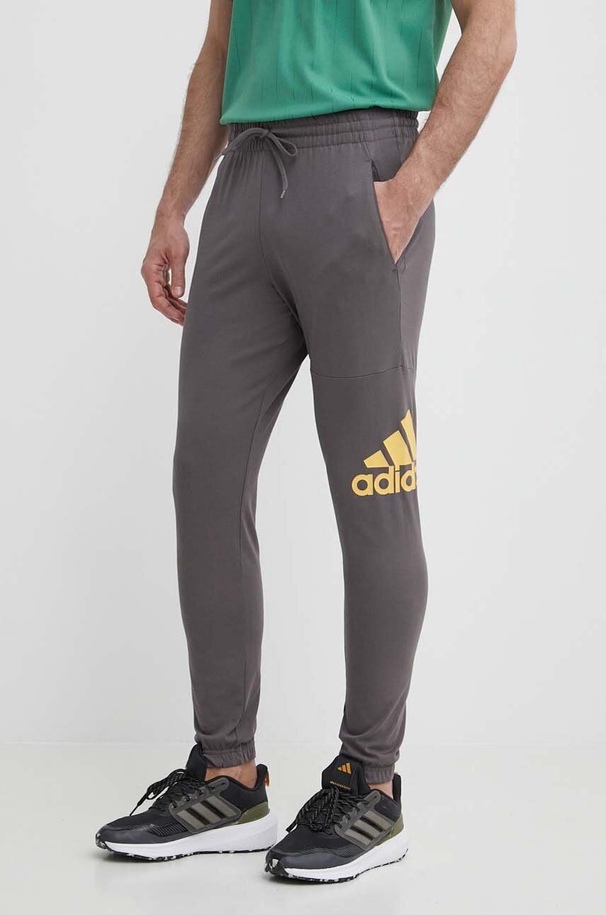 Штани чоловічі Adidas ESS LGO T P SJ коричневі IR9989 — фото 2