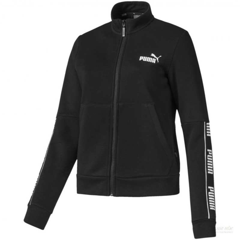 Толстовка жіноча Puma Amplified FZ FL чорна 58047301 — Sport City Толстовка жіноча Puma Amplified FZ FL чорна 58047301