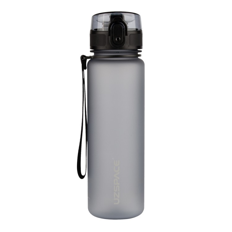 Бутылка для воды UZSPACE Frosted серая 3026-011 изображение 1