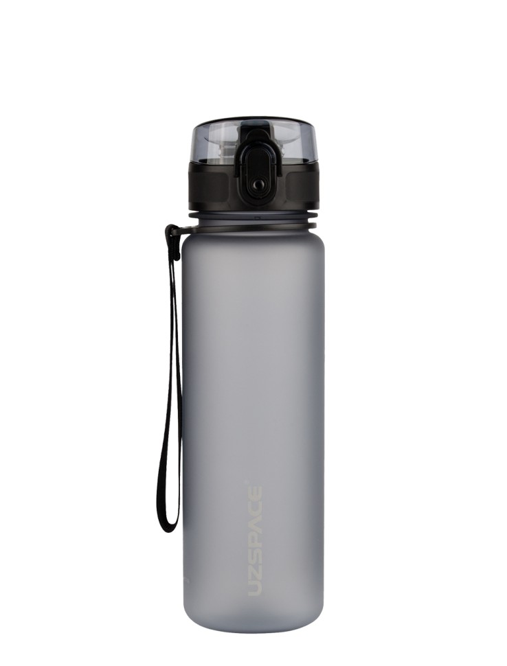 Бутылка для воды UZSPACE Frosted серая 3026-011 изображение 2