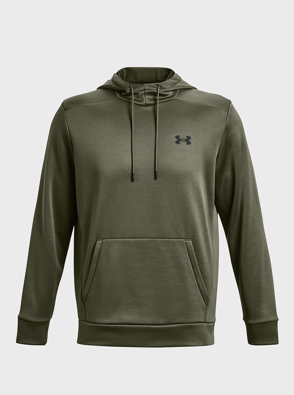 Толстовка мужская Under Armour UA Armour Fleece Hoodie оливковая 1373353-390 изображение 12