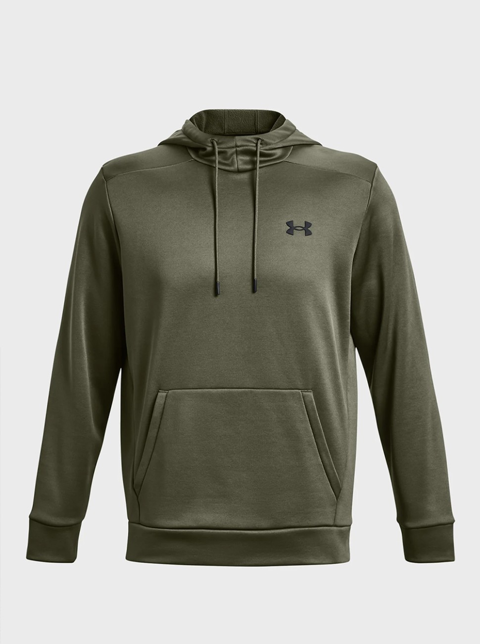 Толстовка чоловіча Under Armour UA Armour Fleece Hoodie оливкова 1373353-390 — фото 12