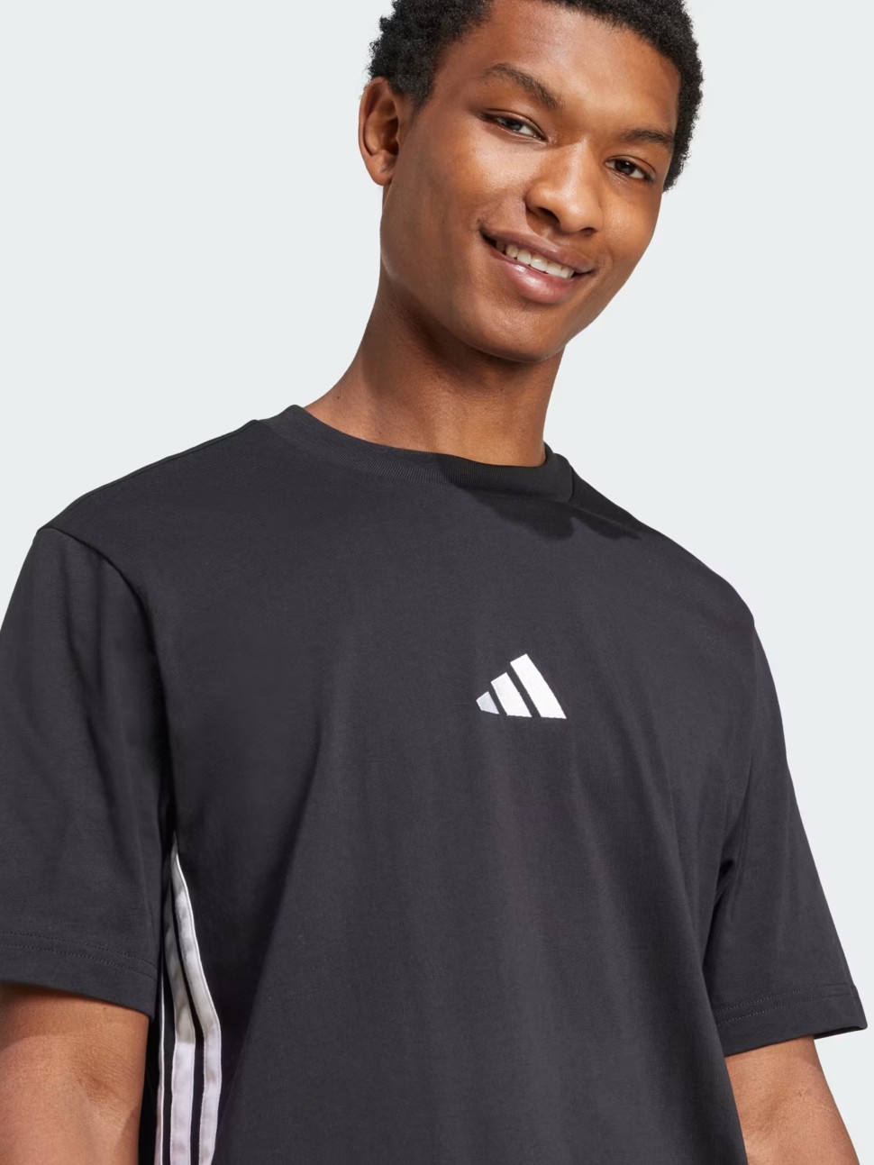 Футболка чоловіча Adidas M 3S SJ T чорна JD1906 — фото 5