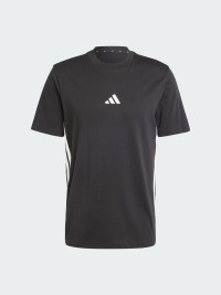 Футболка чоловіча Adidas M 3S SJ T чорна JD1906 изображение 7