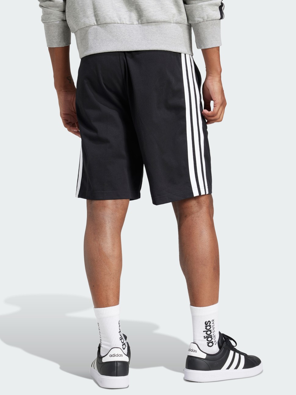 Шорти чоловічі Adidas M 3S SJ 10 SHO чорні JE6405 — фото 3