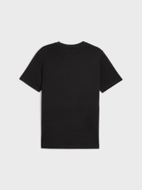 Футболка чоловіча Puma ESS Small Logo Tee чорна 68253801 изображение 3