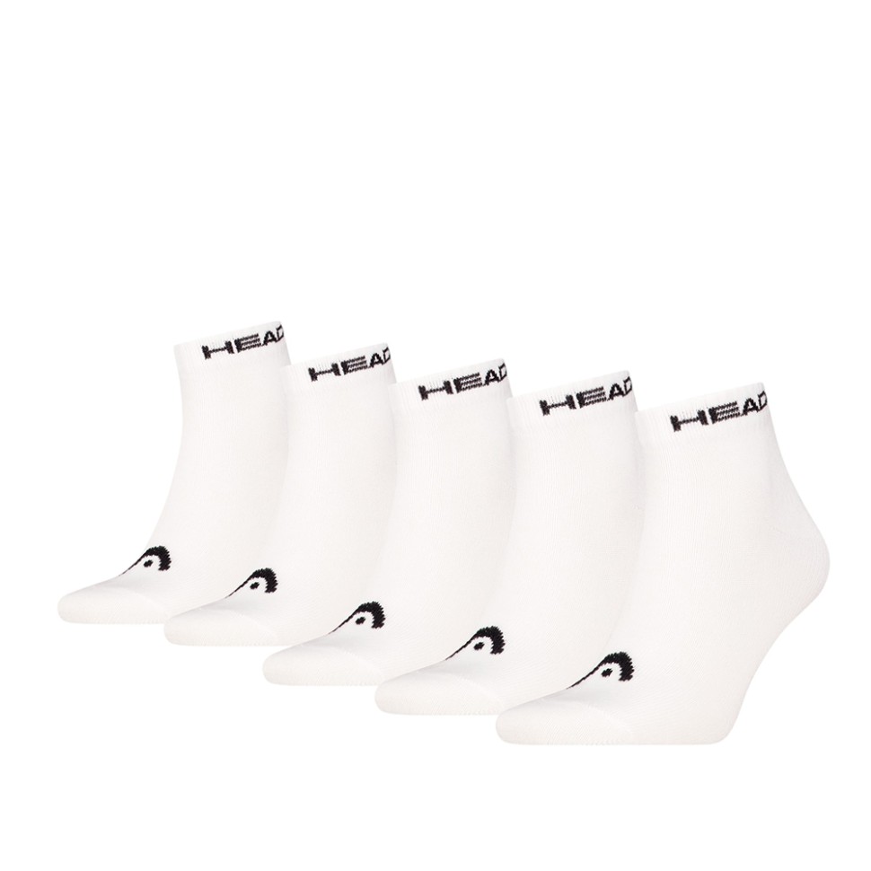 Шкарпетки унісекс HEAD ELEMENTS ALL SPORTS QUARTER 5P ECOM білі 701232769002 — фото 1