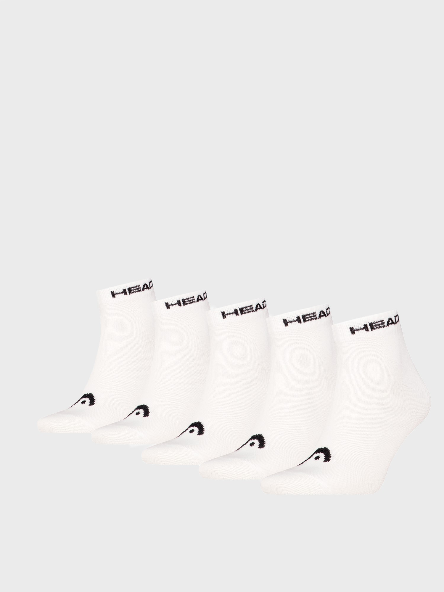 Носки унисекс HEAD ELEMENTS ALL SPORTS QUARTER 5P ECOM белые 701232769002 изображение 2