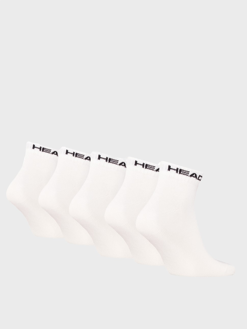 Шкарпетки унісекс HEAD ELEMENTS ALL SPORTS QUARTER 5P ECOM білі 701232769002 — фото 3
