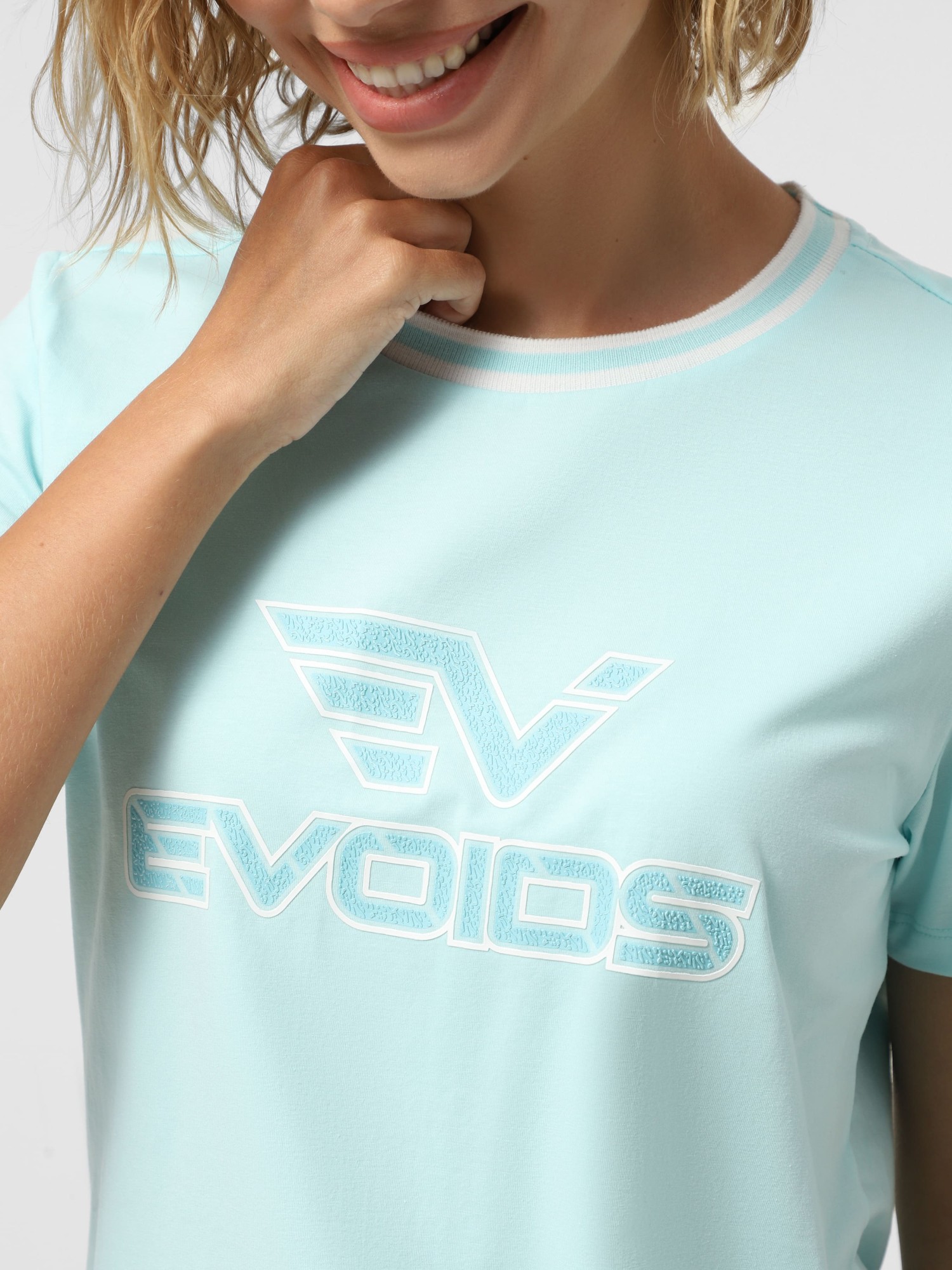 Футболка жіноча Evoids Coraline блакитна 552518-310  изображение 5