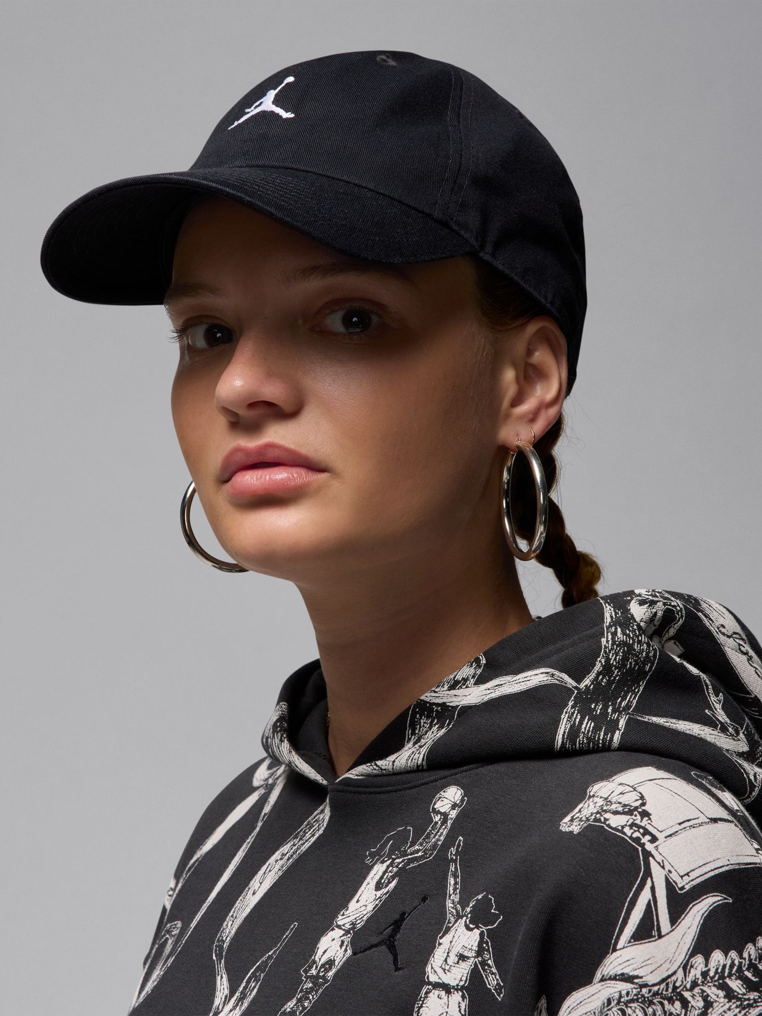 Бейсболка  Nike U J CLUB CAP US CB WSH JM черная HQ1963-010 изображение 5