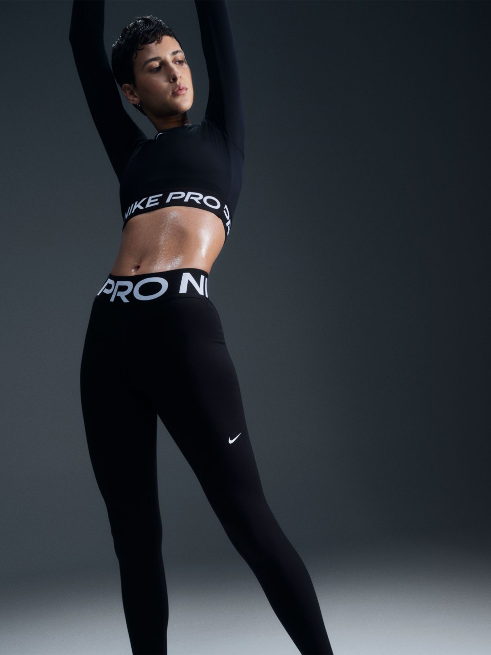 Легінси жіночі Nike W NP SCULPT DF HR TIGHT чорні FV7382-010 — фото 6