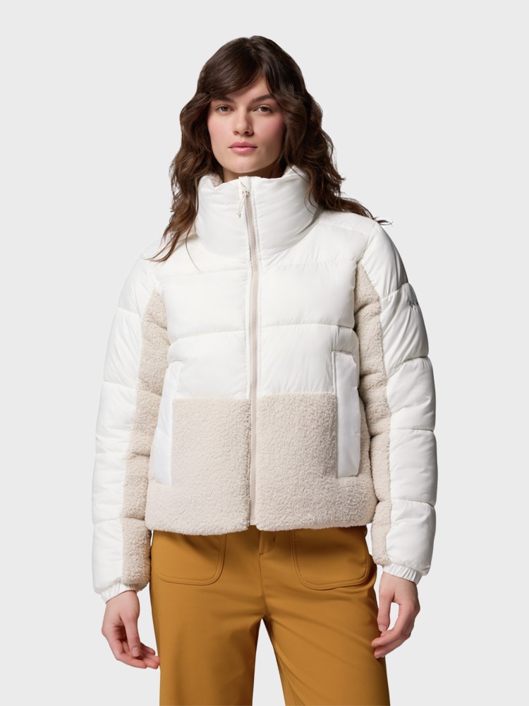 Куртка женская Columbia Leadbetter Point II Sherpa Hybrid белая 2085601-125 изображение 2