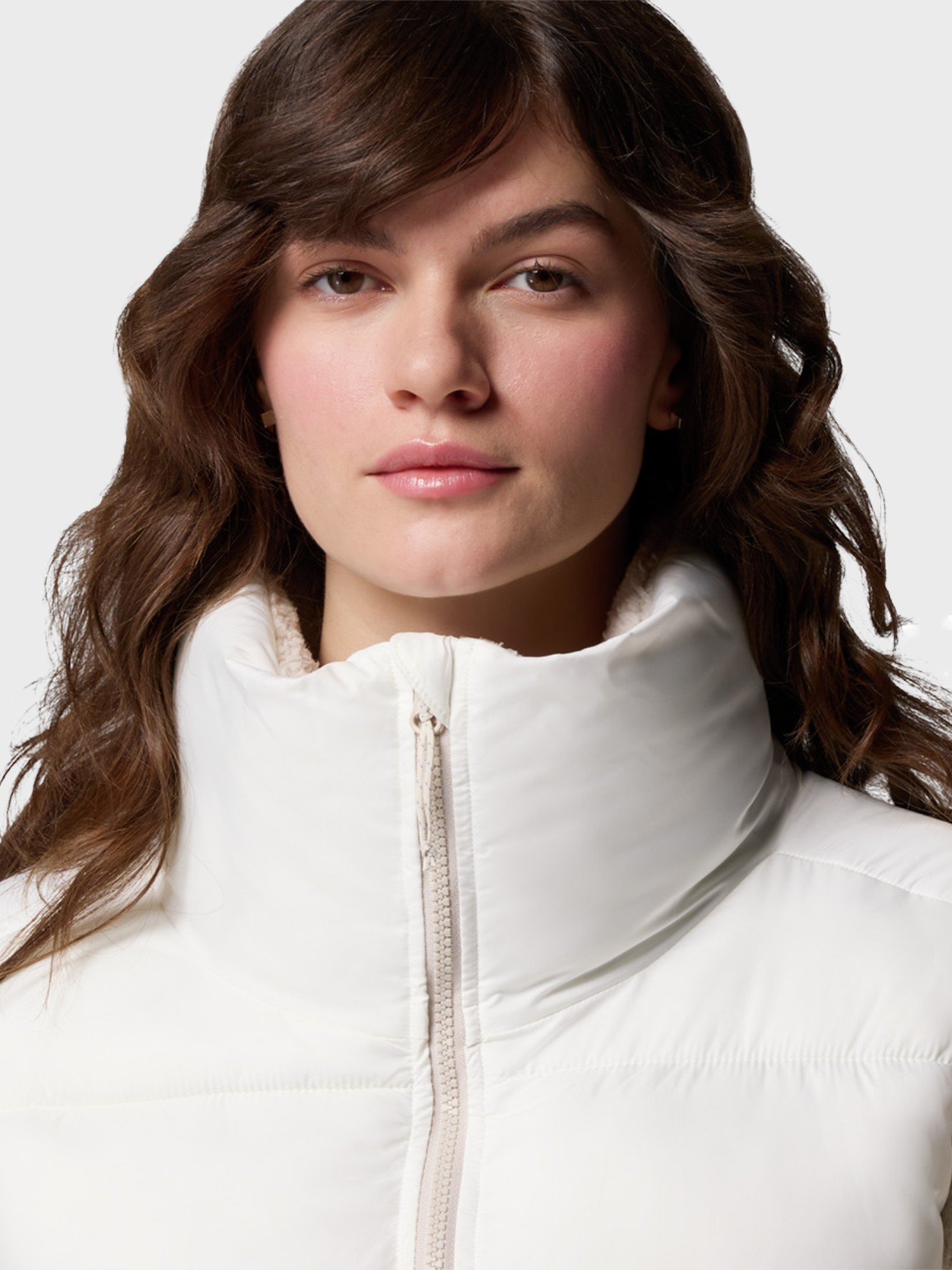 Куртка женская Columbia Leadbetter Point II Sherpa Hybrid белая 2085601-125 изображение 7